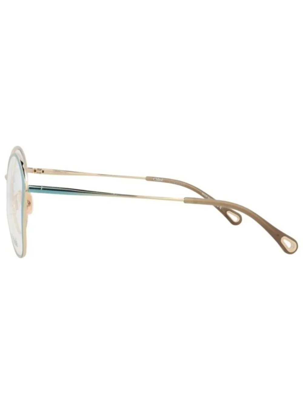 New Chloé Womens Round/Oval Blue Blue Transparent Fashion Designer Eyeglasses